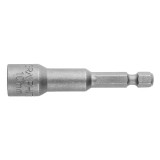 Tubulara magnetica 10 mm x 65 mm cu ax 1/4 pentru suruburi hexagonale