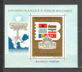 Romania.1983 Expozitia filatelica BALKANFILA-Bl. YR.774