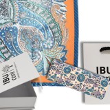 Cumpara ieftin Set cadou esarfa si toc ochelari Paisley