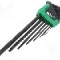 Set chei Torx&reg;, otel crom-vanadium, TX05, TX06, TX07, TX08, TX09, TX10, TX15, TX20, TX25, TX27, TX30, TX40, TX45, WIHA - 43848
