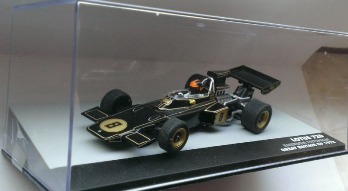 Macheta Lotus 72D Fittipaldi Campion Formula 1 1972 - Altaya 1/43 F1