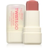 puroBIO Cosmetics Twist&amp;Go blush cremos stick culoare 03 Macaron 5 g