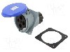 Conector alimentare AC, IEC 60309, IP44, 63A, 250V AC, 4 pini, AMPHENOL - 2CMA167422R1000