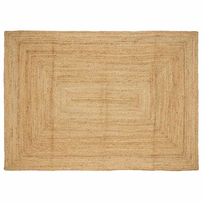 vidaXL Covor manual, natural, 160 x 230 cm, iută 133730
