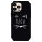 Husa compatibila cu Apple iPhone 12 model Meow, Silicon, TPU, Viceversa