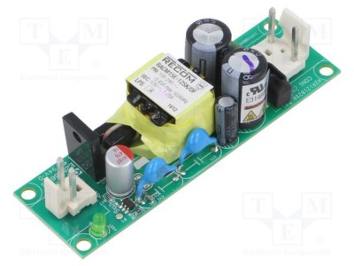 Convertor AC/DC 15W RECOM 80-275VAC 12VDC 1,25A foto