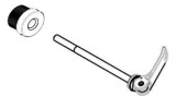 Set incuietoare rapida pentru suportul de biciclete Menabo Bike Pro