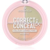 essence CORRECT &amp; CONCEAL paleta corectoare pentru uniformizarea nuantei tenului 4.4 g