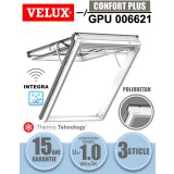 Fereastra mansarda VELUX GPU 006621, electrica, poliuretan, 3 sticle