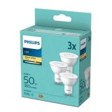 Cumpara ieftin 3 Becuri LED Philips Spot, GU10, 4.7W (50W), 380 lm,