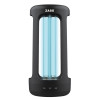 Lampa germicida cu lumina UV Zass, 20 W, rata de sterilizare 99.99%, Negru
