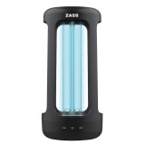 Cumpara ieftin Lampa germicida cu lumina UV Zass, 20 W, rata de sterilizare 99.99%, Negru