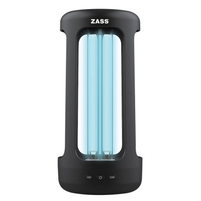 Lampa germicida cu lumina UV Zass, 20 W, rata de sterilizare 99.99%, Negru foto