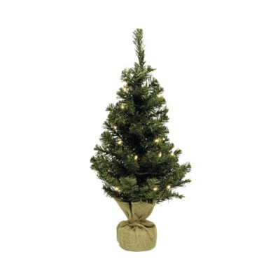 Brad Craciun Artificial Lumini LED Verde 60cm 38cm foto