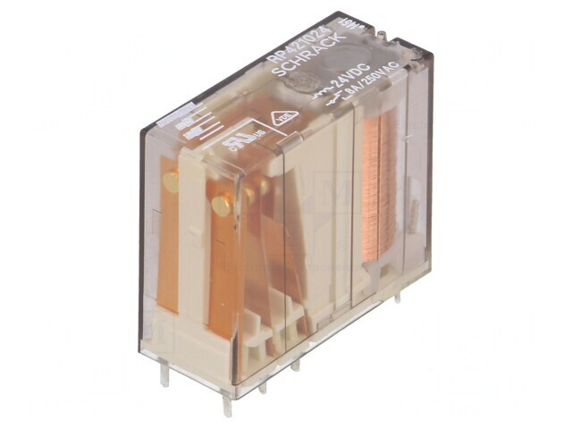 Releu Electromagnetic DPDT 24VDC 8A