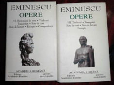 Eminescu Opere vol. VI-VII, Academia Romana foto