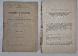 Carte veche 1900 Carti maritime doua volume /Regulament exploatare Dunare