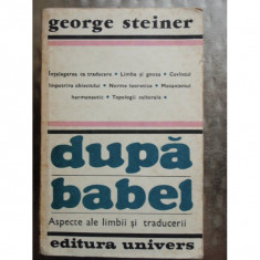 DUPA BABEL - GEORGE STEINER foto