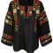 Bluza tip ie dama BN24, negru/rosu, marime 2XL