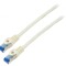Cablaj Patch cord S/FTP 6a CCA LSZH alb 1m 26AWG