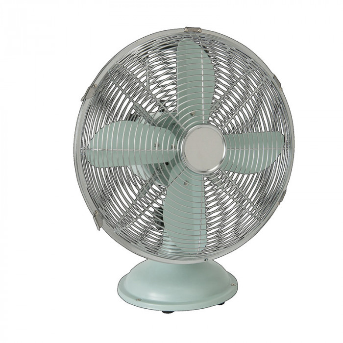 Ventilator de birou Equation, 40 W, 30 cm, 3 viteze, metal, Albastru