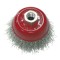Perie sarma tip cupa cu filet 100mm