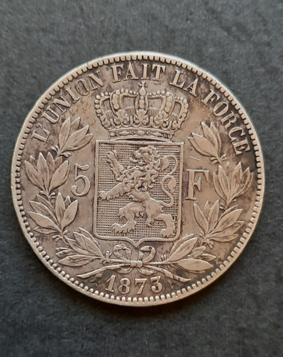 5 Francs 1873, Belgia - G 4400