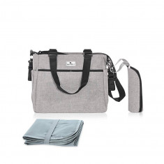 Geanta Accesorii Bebe Lorelli Maya Compartimentata Grey foto