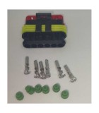 Set conector cablu Superseal 1.5 mama mufa 6 pin 6 pini inclusi + 6, TE Connectivity