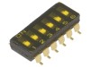 Comutator DIP-SWITCH OMRON A6S-6102-H, 6 sectiuni, ON-OFF, 24VDC, Montare SMT, IP40