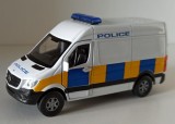 Macheta Mercedes Sprinter Panel Van MK2 FL 2015 Police - Welly 1/36