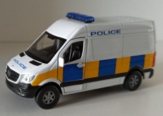 Macheta Mercedes Sprinter Panel Van MK2 FL 2015 Police - Welly 1/50