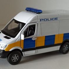 Macheta Mercedes Sprinter Panel Van MK2 FL 2015 Police - Welly 1/36