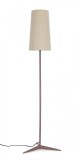 Cumpara ieftin Lampadar metal maro bumbac crem Sierra 46x166 cm