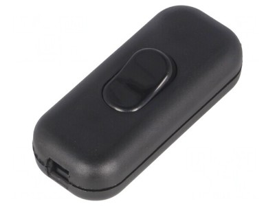 Comutator Basculant ON-OFF 2A/250V Negru foto