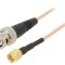 Cablu Coaxial BNC-SMA 50&Omega; 0,61m Transparent