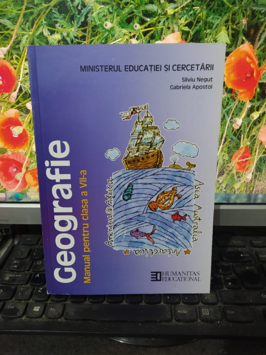 Geografie, manual pentru clasa a VII-a, Neguț și Apostol, București 2015, 190