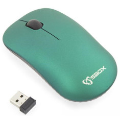 Sbox Mouse Wireless WM-384 1200 DPI Green 45506616