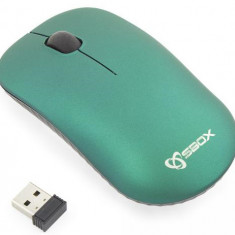 Sbox Mouse Wireless WM-384 1200 DPI Green 45506616