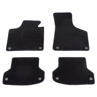 Set covorase auto mocheta Velor AUDI A3 (8P), 05.2003-10.2012, negru, foto