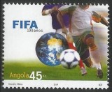 ANGOLA 2006 FOTBAL CENTENAR FIFA, Nestampilat