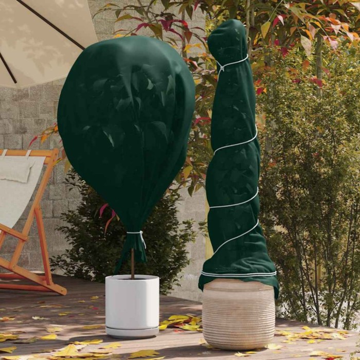 vidaXL Fleece de Protecție pentru Plante &icirc;mpotriva &Icirc;nghețului Verde 42021006