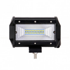 Proiector Auto,, LED Bar, Off Road, patrat, 72W, 13cm foto