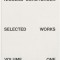 Nicolas Schuybroek: Selected Works Volume One