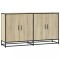 Dulap, stejar sonoma, 134x35x76 cm, lemn prelucrat