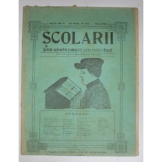 SCOLARII , REVISTA INSTRUCTIVA SI EDUCATIVA PENTRU SCOLARI SI TINERET , ANUL I , NO. 9 , IUNIE 1915