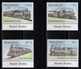 Cumpara ieftin RO 2018 ,LP 2208 , &quot;Locomotive , Mocanite &quot; ,serie cu tabs,MNH, Nestampilat