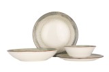 By Bone Set de vesela (Large) - Spazio - 24 bucăți - 6 persoane - Porţelan