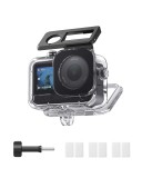 Cumpara ieftin Carcasa subacvatica, Telesin, compatibila DJI Action 6, adancime maxima 60 metri, ultra-transparenta