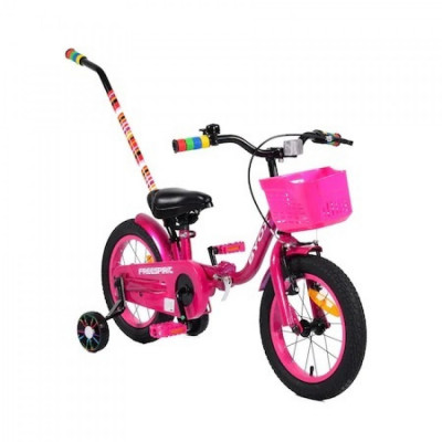 Bicicleta cu maner Byox Freespirit Pink 14 inch foto